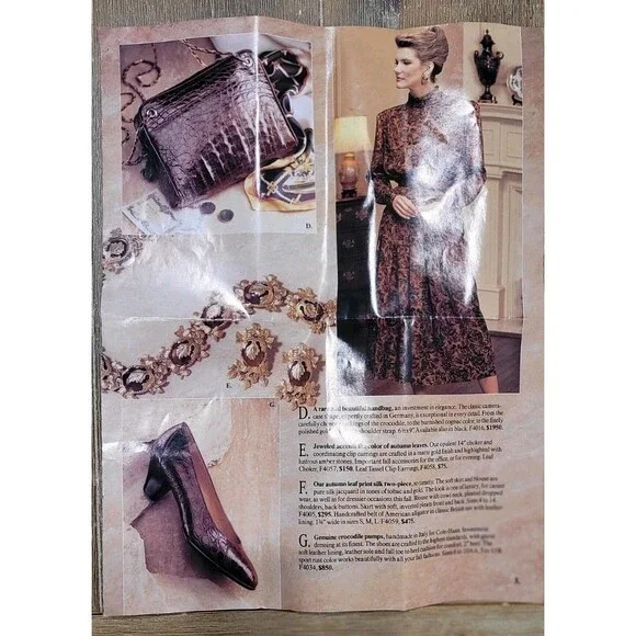Vintage 1950s Dark Chocolate Crocodile Purse Bag Leather Bellstone Pinup Germany